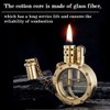 Vintage Antique Kerosene Lighter with Creative Transparent Bottle Design, Cool