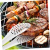 BIUDECO Set of 6 BBQ Tongs Stainless Steel Steak Clip