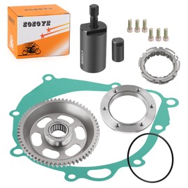 Starter Clutch One Way Bearing and Gear Idler Kit & Flywheel Puller for Suzuki LT-Z400 LTZ400 Quadsport Z400 2003-2014 12600-29810