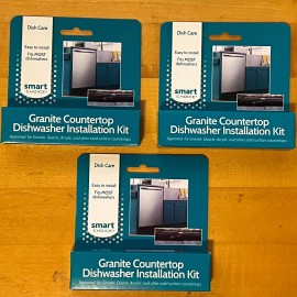 SMART CHOICE Solid Surface Granite Countertop Dishwasher Installation Mounting Kit NEW