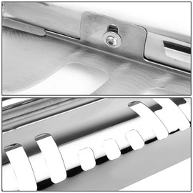 DNA Motoring BURB-033-SS Silver 3" Stainless Steel Front Bumper Push Bull Bar Replacement For 08-13 Highlander
