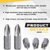 Yaocom 100 Pack Reduced Phillips Drywall Screwdriver Bits 1 Inch