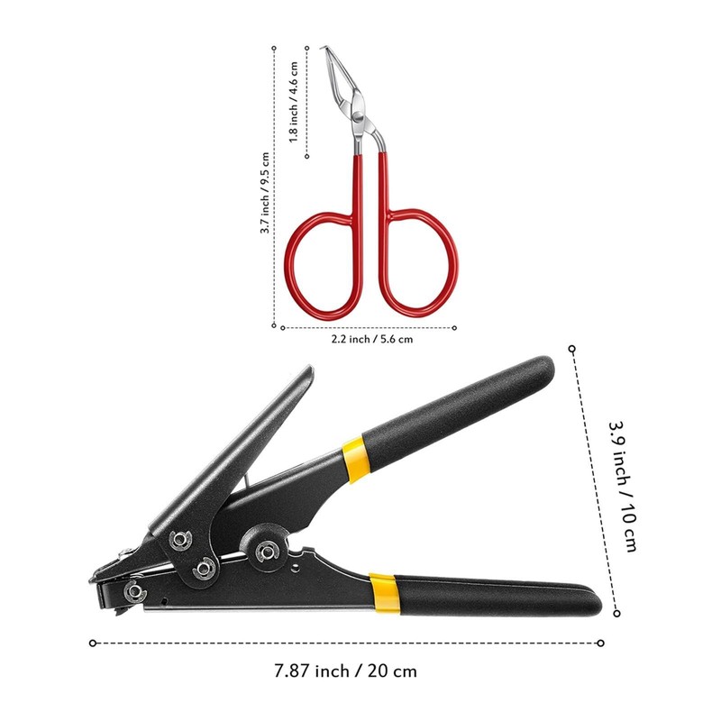 MagiDeal 2X Cable Tie Opener Zip Tie Cutter Compact Efficient