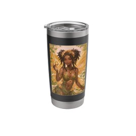 Solar Bloom Fairy Citrine Light Earthy Magic Radiance Muse Stainless Steel Insulated Tumbler