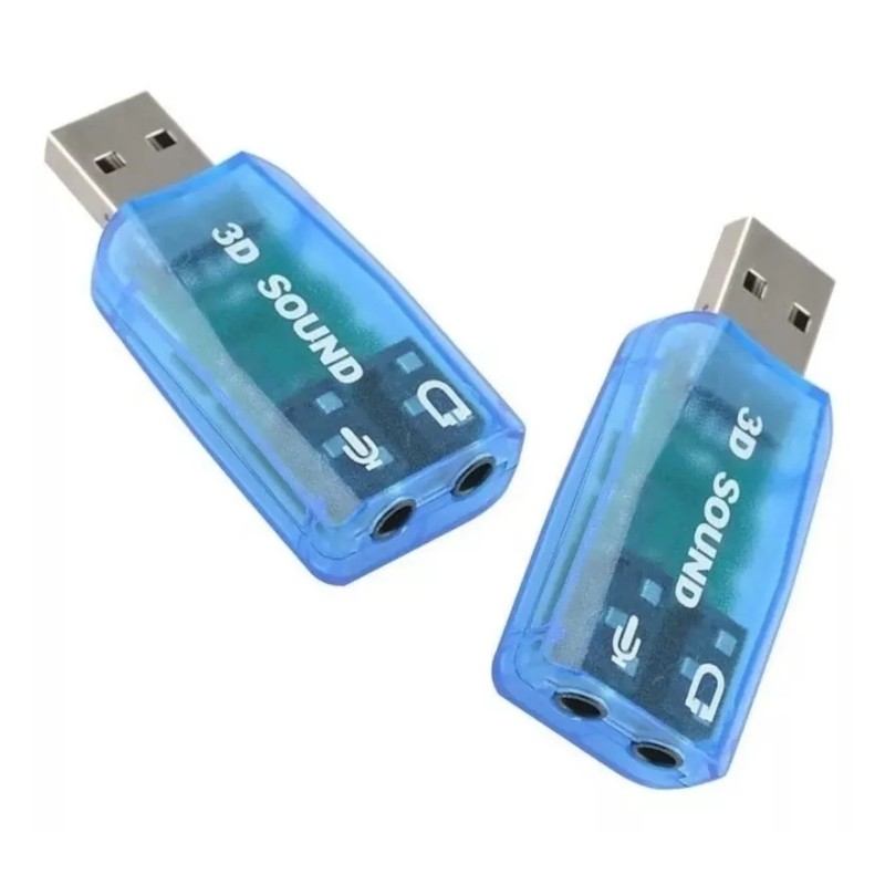 EG Tarjeta De Sonido Usb 5.1 Canales 3d Plug Andplay