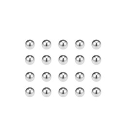 sourcing map 5mm Bearing Balls 304 Stainless Steel G100 Precision Balls 50pcs