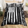 Feelyou Black Camo Duvet Cover Full Size Camouflage Comforter Cover