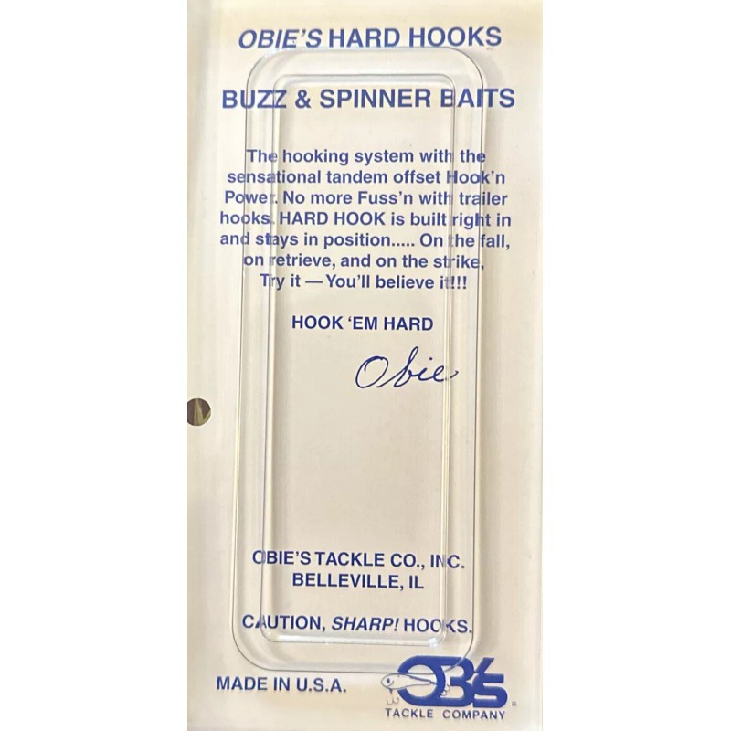 OB’s Obie’s Hard Hook Buzzbait Twin Blade Fishing Lure 1/8