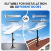 DENFIX TS06 Heavy Duty Pivot Roof Mount Fit for Starlink
