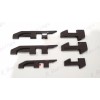 GMC 4PCS Gloss Black Door Rear AT4 Canyon OVERLAY Emblems