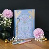 Sara Miller Savannah A5 Fabric Journal, 200 Ruled gold edged