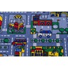 Kids/Baby Room/Daycare/Classroom/Playroom Area Rug. Roads. Town. City. Race Toy Car