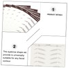 FOMIYES 3sets Long-lasting Eyebrow Stickers Natural Brow Effect Fake Eyebrows