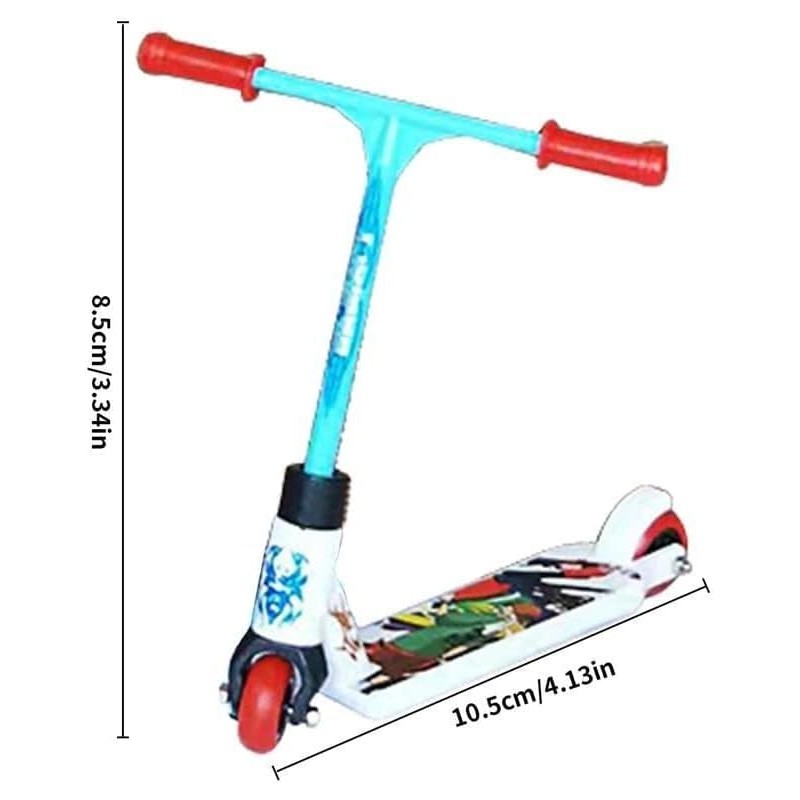 1Pc Red Finger Scooter Mini Finger Scooter Two Wheel Scooter