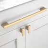 Asidrama 10 Pack 10 Inch(254mm) Brushed Gold Cabinet Pulls Kitchen
