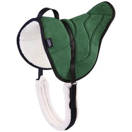 Harrison Howard Equestrian Saddle Pad Horse Riding Pad Bareback Pad with Girth Forest Green