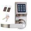 HAIFUAN Digital Door Lock,Unlock with M1 Card, Code and Key,Default