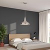 Satin Nickel Ceiling Pendant Light Adjustable Industrial Hanging Lamp Vintage