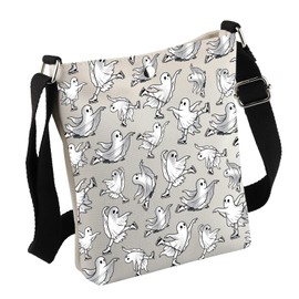 Funny Ice-Skating Gift G-Host Ice-Skating Crossbody Bag Ice-Skating Lover Gift Skating Coach Gift Ice Skater Gift (Skating Face Bag)