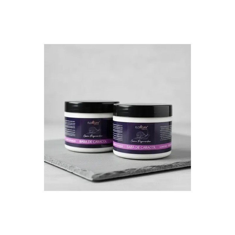 2 Pack Cremas Florigan Baba De Caracol Regeneradora 350 Gr