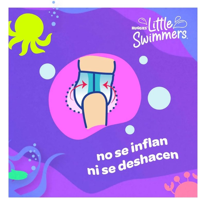 Huggies Little Swimmers Disposable Swimpants, Medium, 11-Count
