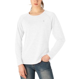 TBMPOY Women's UPF 50+ Sun Protection Long Sleeve Shirts SPF Lightweight Hiking Running Fishing Outdoor Tops White XL