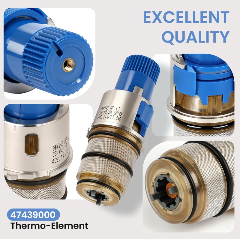 47439000 Thermostatic Cartridge Replacement – 1/2" Compact Version Compatible with