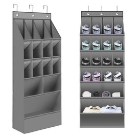 LTBLumos Water Bottle Organizer,Over The Door Organizer with 16 Pockets,Various Sizes Cup Organizer For Kitchen Cabinet Bedroom