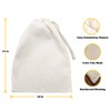 Clarkia Cotton Drawstring Nut Milk Bag Unbleached (10x12 inch) -