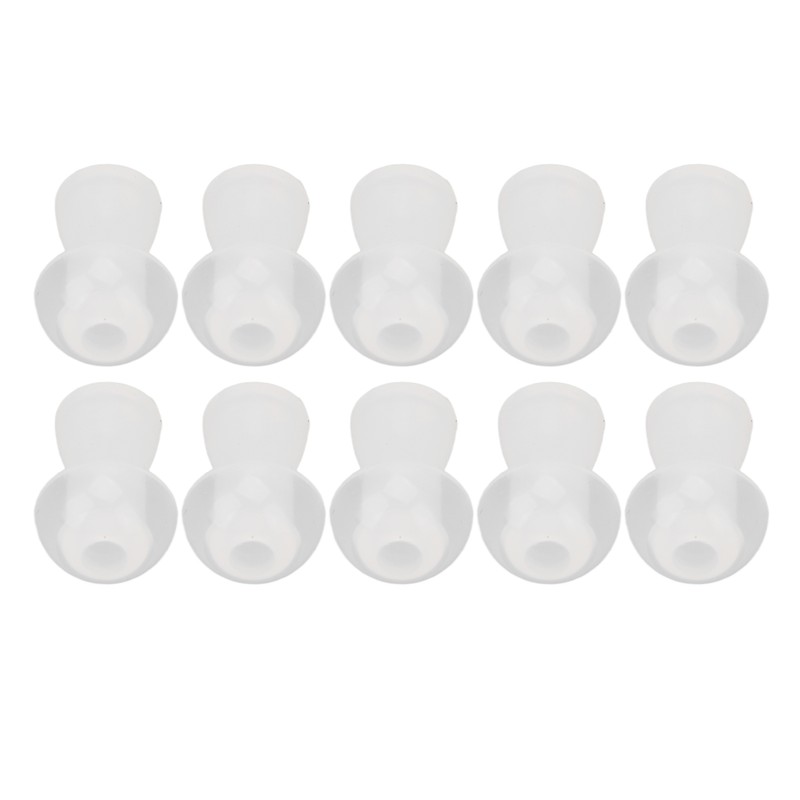 30pcs Hearing Amplifiers Eartips Soft Silicone White Accessories Replacement Earbud