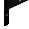 Relaxdays Shelf Brackets Set of 6 Shelf Brackets for Wall