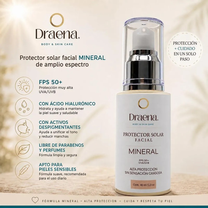Protector Solar Facial Mineral Fps 50