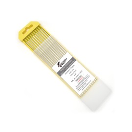 NICETECH TIG Welding Tungsten Electrodes 1.5% Lanthanated 3/32" x 7" (Gold, WL15/EWLa-1.5) 10-Pack