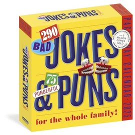 290 Bad Jokes & 75 Punderful Puns Page-A-Day® Calendar 2025: For the Whole Family!