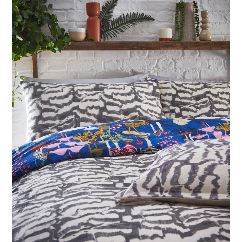 furn. Amanita Duvet Cover Set, Cobalt, Single