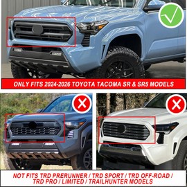 Vektoris LED Front Bumper Wheel Arch Side Marker Lights for Toyota Tacoma 2024 2025 2026 SR SR5, Upgraded Trim with White Daytime Running Light DRL/Amber Sequential Turn Signal Lamp