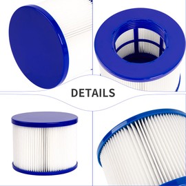 Benfosh Filter cartridges for GYMAX Spa,Compatible with GYMAX Spa and Most Hot Tubs, Pack of 2