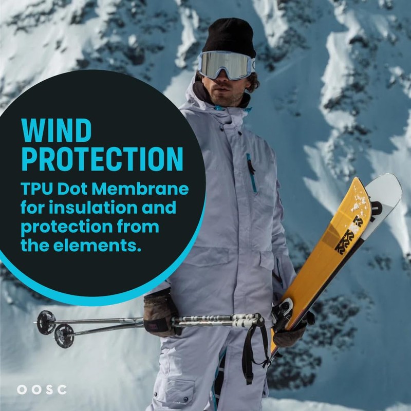 OOSC Afterparty Snowboard & Ski Jacket for Men, Size L