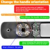 ANNFUZ Stainless Steel Mechanical Keypad Entry Door Handle Lock,Commercial Keyless