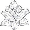 Stained Glass Supplies Rose Bevel Cluster EC561