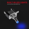 DAIERTEK Blue Led Toggle Switch With Cover Spst On Off
