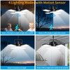 Auzev Solar Shed Light Indoor Outdoor Upgrade 176 LED 4