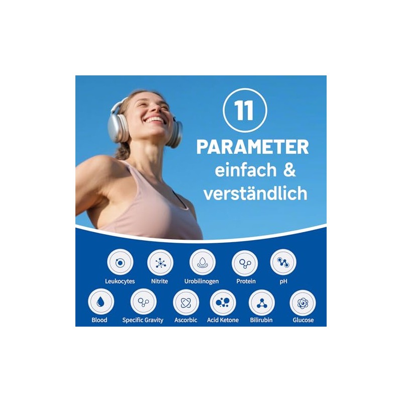 100x AnCabulous Urine Test Strips | 11-Parameter Test