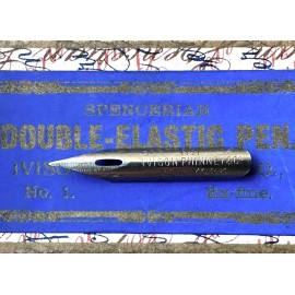 Spencerian Vintage Spencerian #1 Dream Point Double Elastic Dip Pen Nib Hand-Grind England