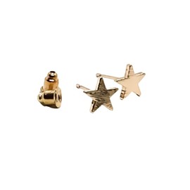 Rose Gold Tone Star Stud Earrings, Miss Fit Boutique