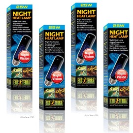 Exo Terra Night-Glo Moonlight Lamp, 25-Watt (4 Pack)