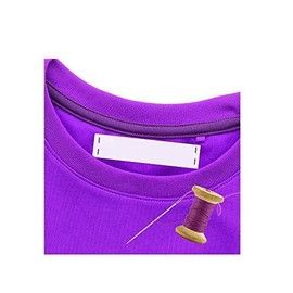 100 Blank SEW ON Clothing Labels