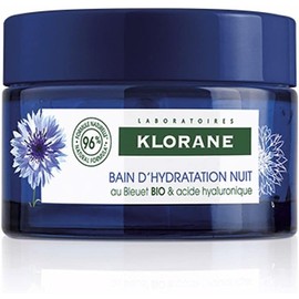 Klorane Klorane - Mascarilla de dormir con aciano y ácido hialurónico a base de plantas, revitalizante, hidratante y mullido. Todos los tipos de piel, parabenos y silicona, 16 onzas
