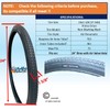 24 X 1 3/8" (37-540m) Pneumatic TIRE, Black Non-Marking. Price