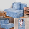 Folding Sofa Bed Floor Mattress for Kids, Glow Tri Folding